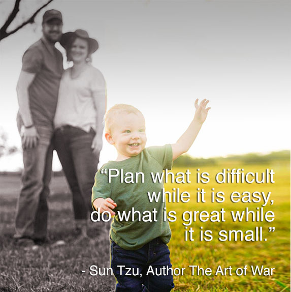 Clinton Wealth - Plan what is difficult while it is easy, do what is great while it is small.